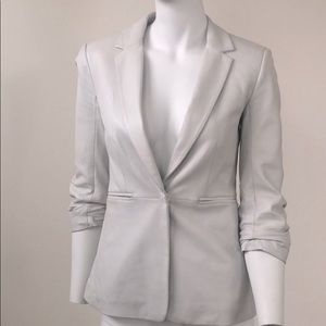 Elizabeth and James Leather Blazer